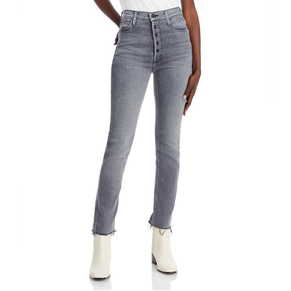 MOTHER The Pixie Dazzler High Rise Ankle
Slim Jeans in Digging Up Dirt 26